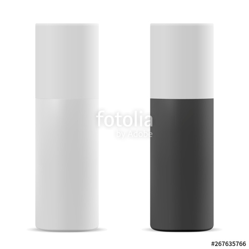 500x500 Spray Bottle Aerosol Can Cosmetic Tube Mockup For Deodorant