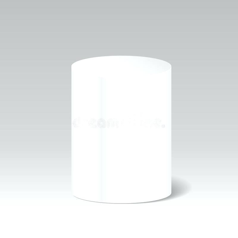 800x800 Cylinder Box Template