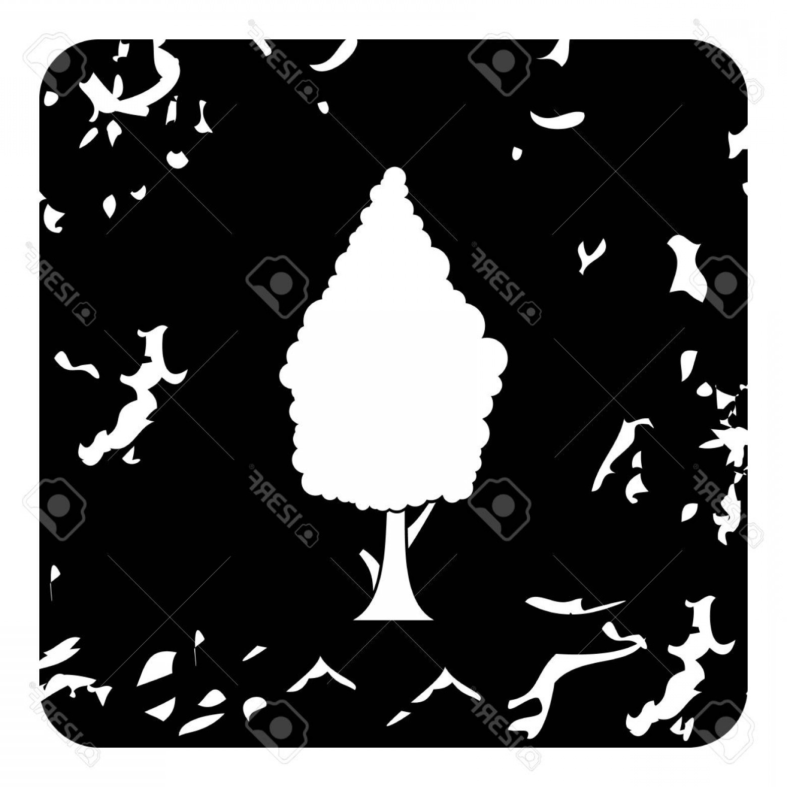 Photostock Vector Cypress Tree Icon Grunge Illustration Of Cypress 1560x1560 Photostock Vector Cypress Tree Icon Grunge Illustration Of Cypress