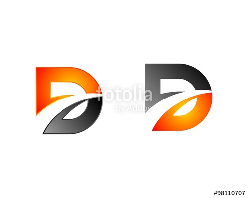 500x400 Swoosh D Letter Logo Stock Image And Royalty Free Vector