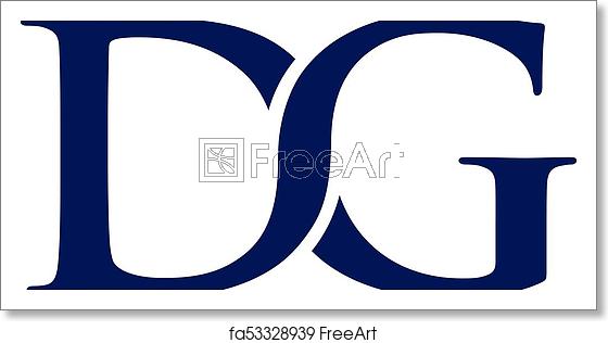 560x316 Free Art Print Of Dg Letter Logo Design Vector Dg Letter Logo