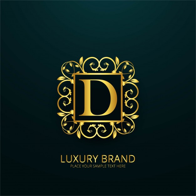 626x626 Luxury Letter D Logo Vector Free Download