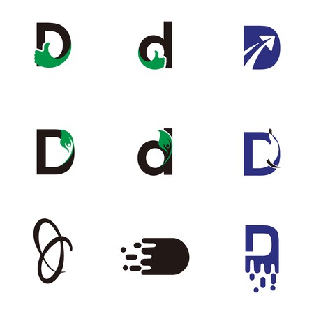 450x450 Set Of Letter Logo Design Template Elements Collection Of Vector