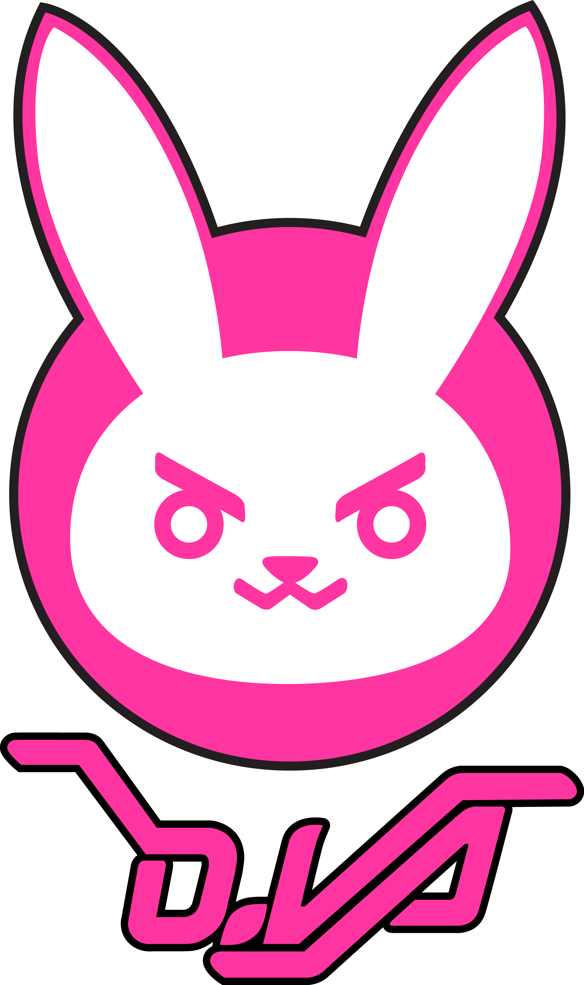 1864x3141 Dva Bunny Logos