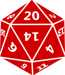 258x297 Twenty Sided Dice Clip Art