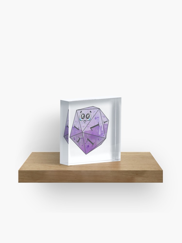 750x1000 Cursed Vector Art Acrylic Block