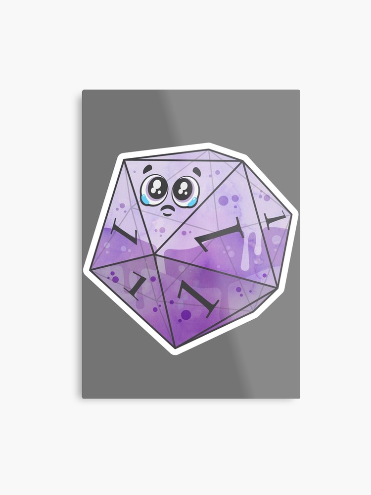 750x1000 Cursed Vector Art Metal Print