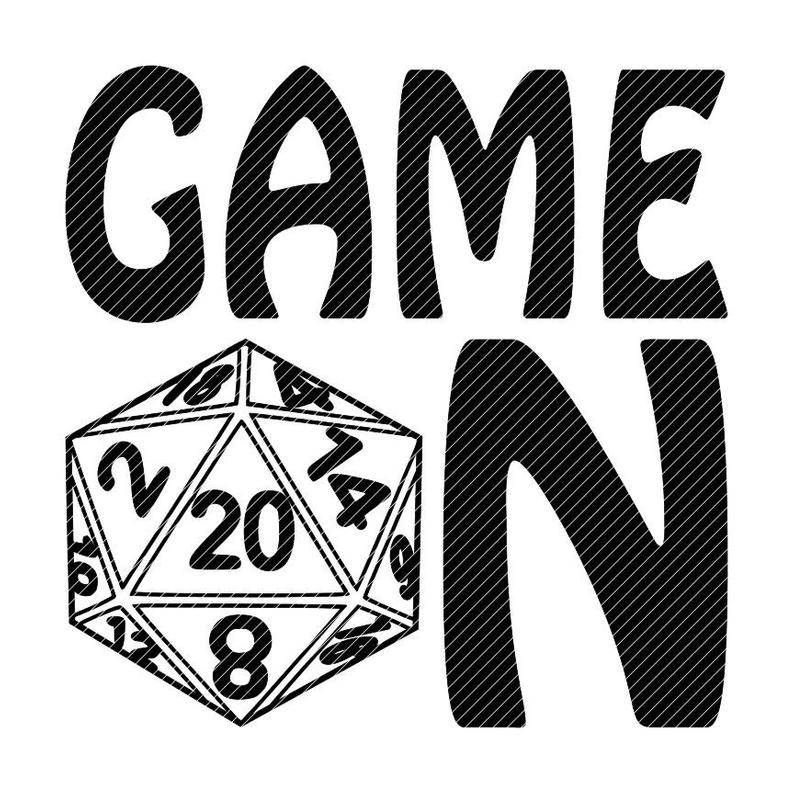 794x794 Game On D N D Dungeons And Dragons Dice Png Etsy