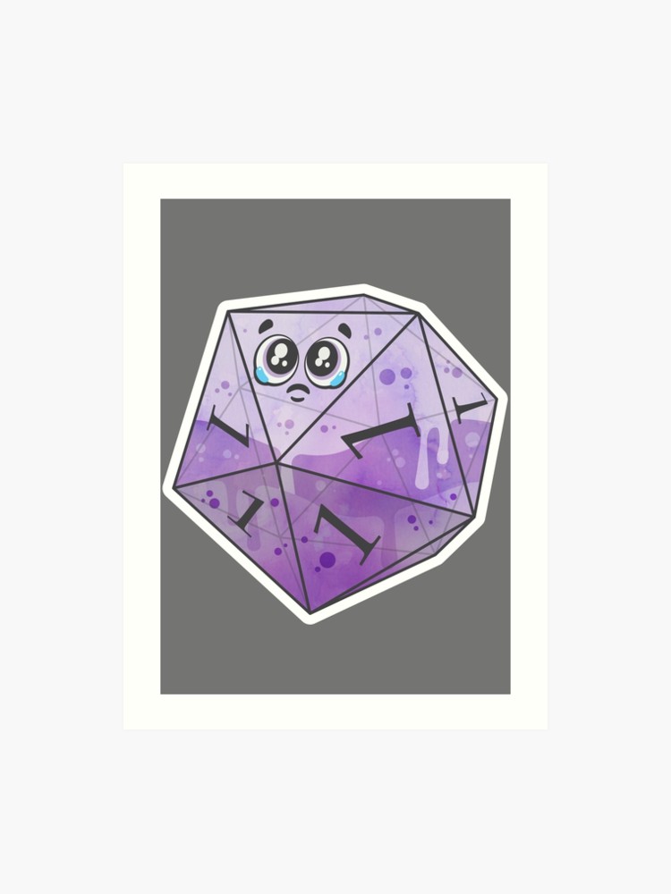 750x1000 Cursed Vector Art Art Print