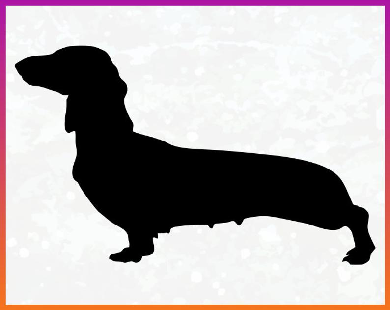 Dachshund Silhouette Vector at Vectorified.com | Collection of ...