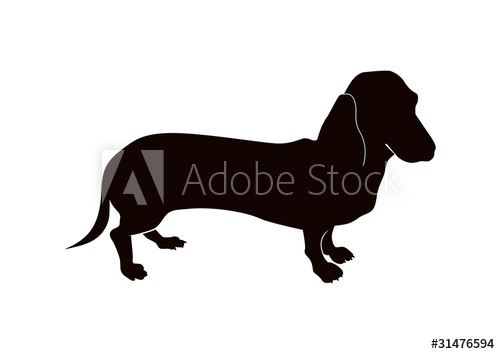 500x354 Dachshund Silhouette