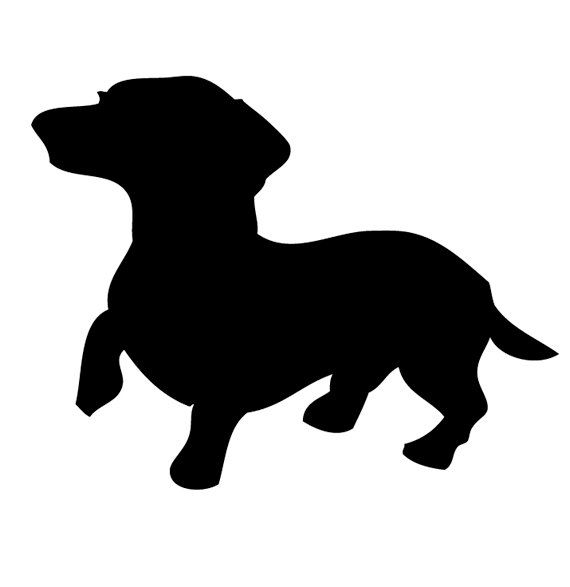 570x587 Our Guys Silhouette Clip Art, Dachshund