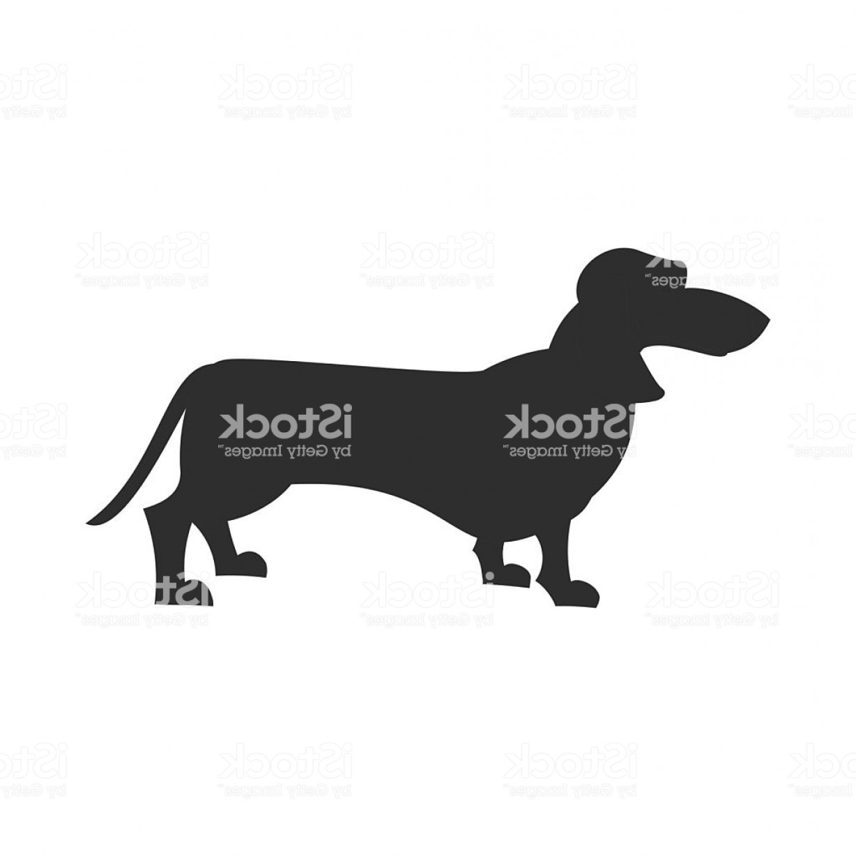 1228x1228 Dachshund Vector Art Geekchicpro