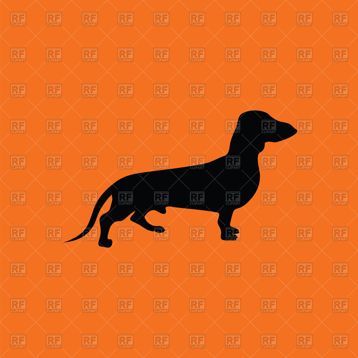 1200x1200 Dachshund Dog Icon Vector Image Of Plants And Animals Angelp