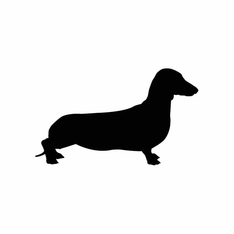 794x794 Dachshund Dog Puppy Vector Dxf Vinyl Etsy
