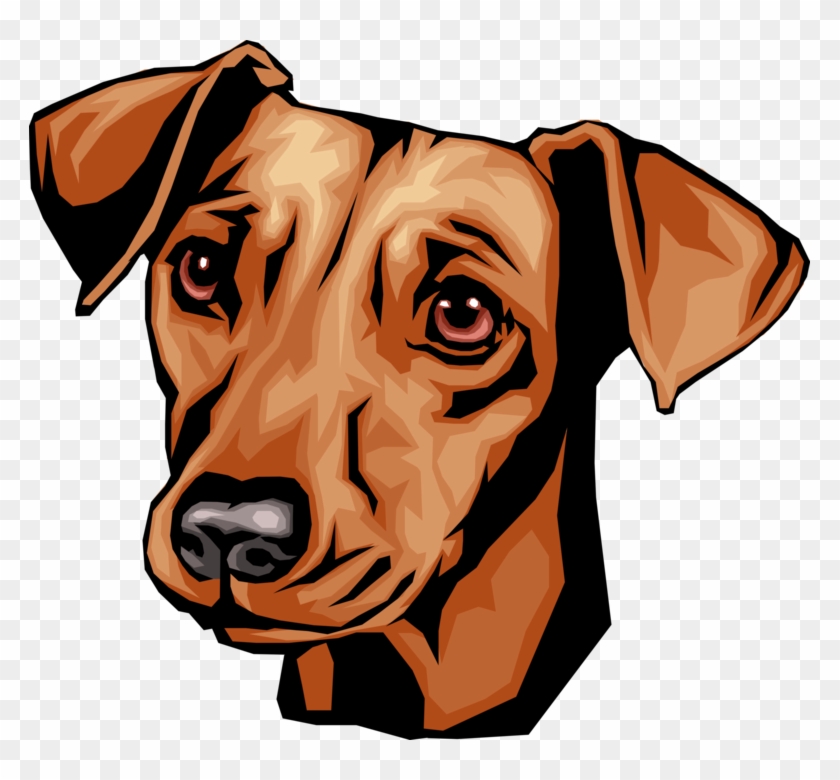 840x780 Vector Illustration Of Cute Dachshund Dog Head