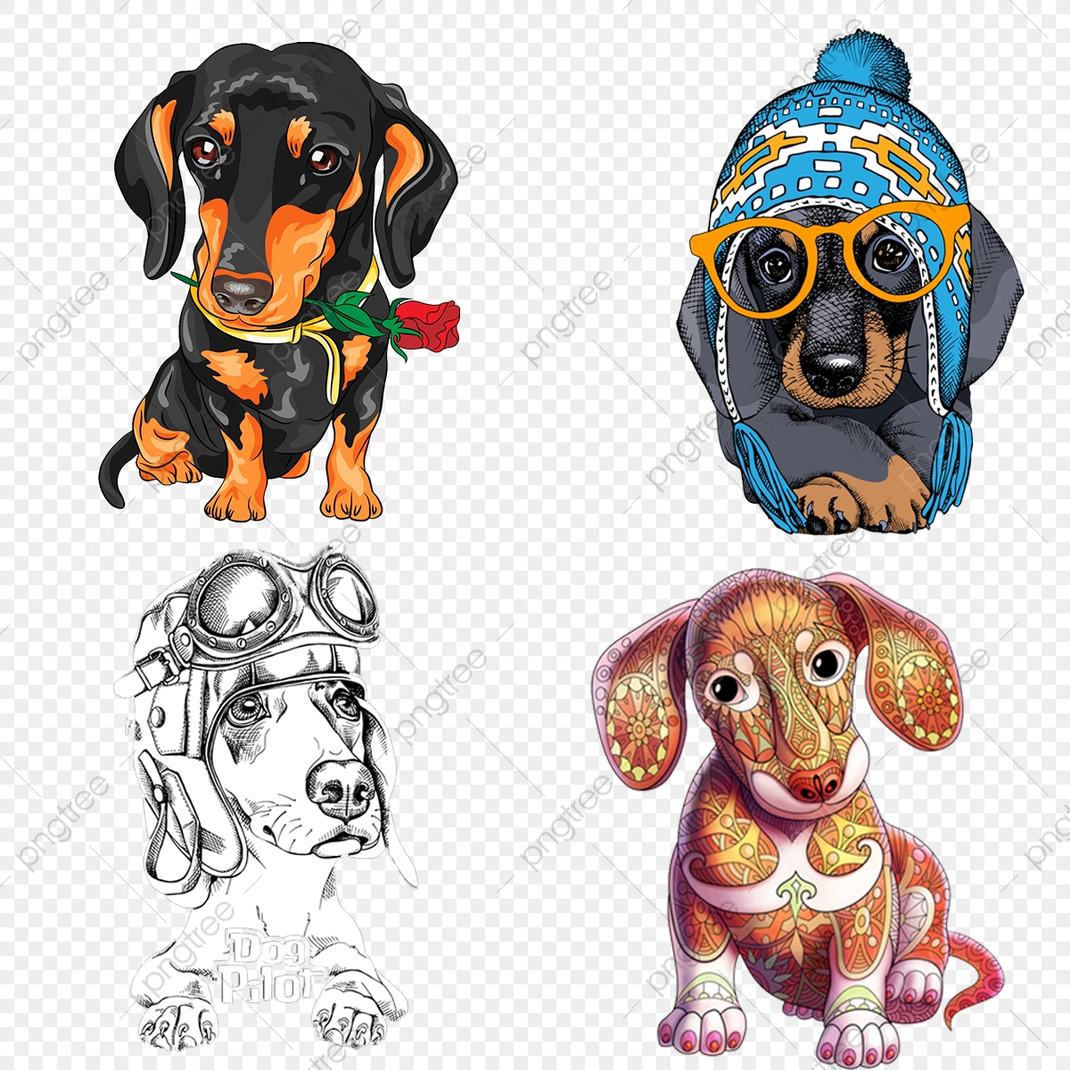 1200x1200 Dachshund Vector, Dachshund, Dachshund Png Png Transparent Clipart