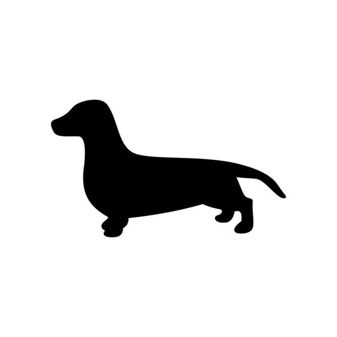 690x690 Dachshund Dog Graphics Design Dxf Png