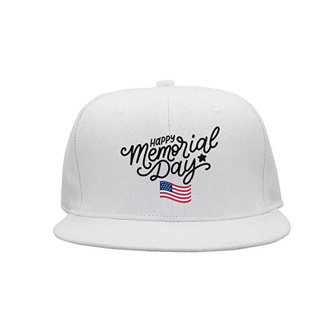 White Original Hats Happy Memorial Day American Flag Cotton Mens 679x679 White Original Hats Happy Memorial Day American Flag Cotton Mens
