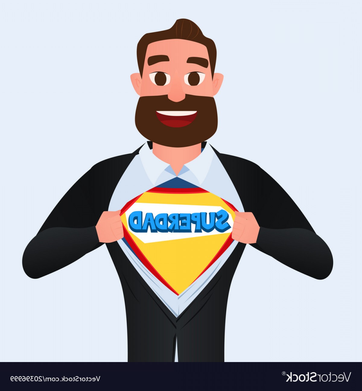 Happy Fathers Day Man Open Shirt To Show Super Dad Vector Soidergi 1200x1296 Happy Fathers Day Man Open Shirt To Show Super Dad Vector Soidergi