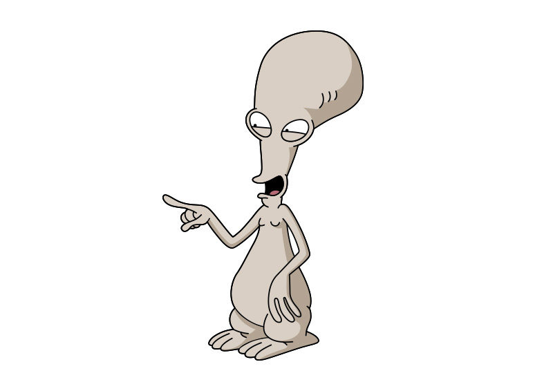 Roger The Alien American Dad Free Vector 800x566 Roger The Alien American Dad Free Vector