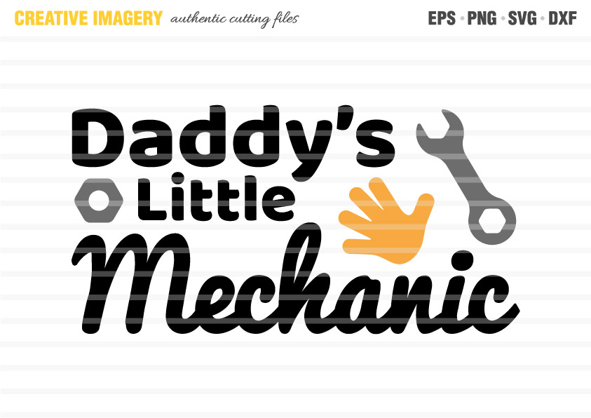843x596 Free Daddy's Little Mechanic Cutting