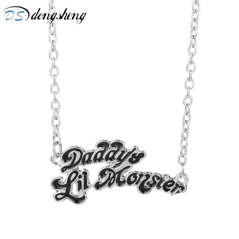 800x800 Dongsheng Enamel Gift Movie Suicide Squad Necklace Harley Quinn