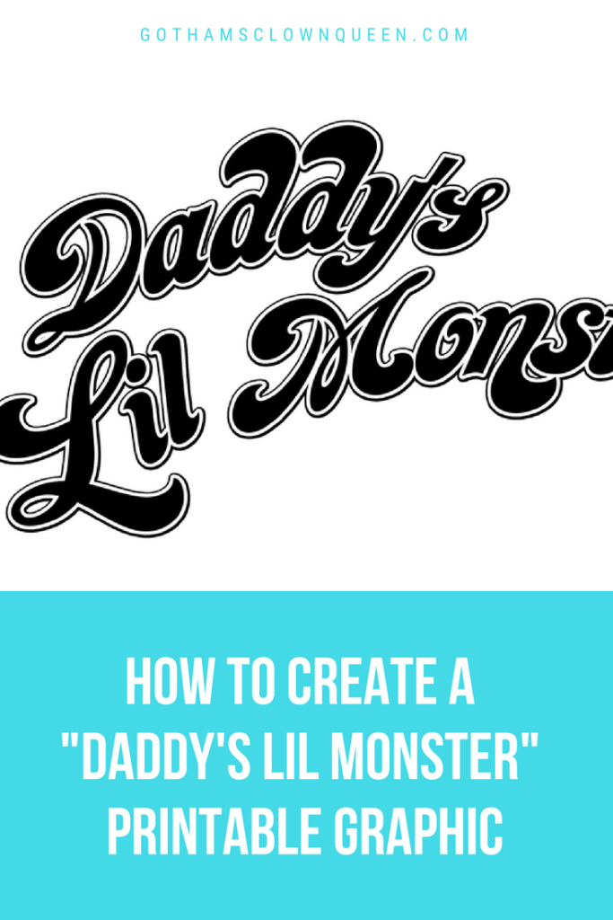 683x1024 Daddy's Lil Monster T Shirt Graphic Tutorial + Free Printable