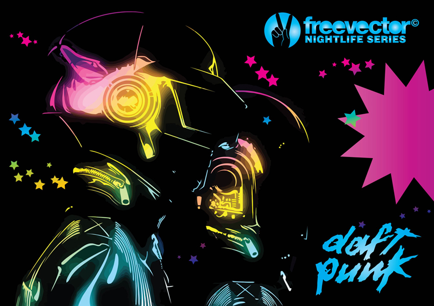 850x600 Daft Punk Graphics Vector Art Graphics