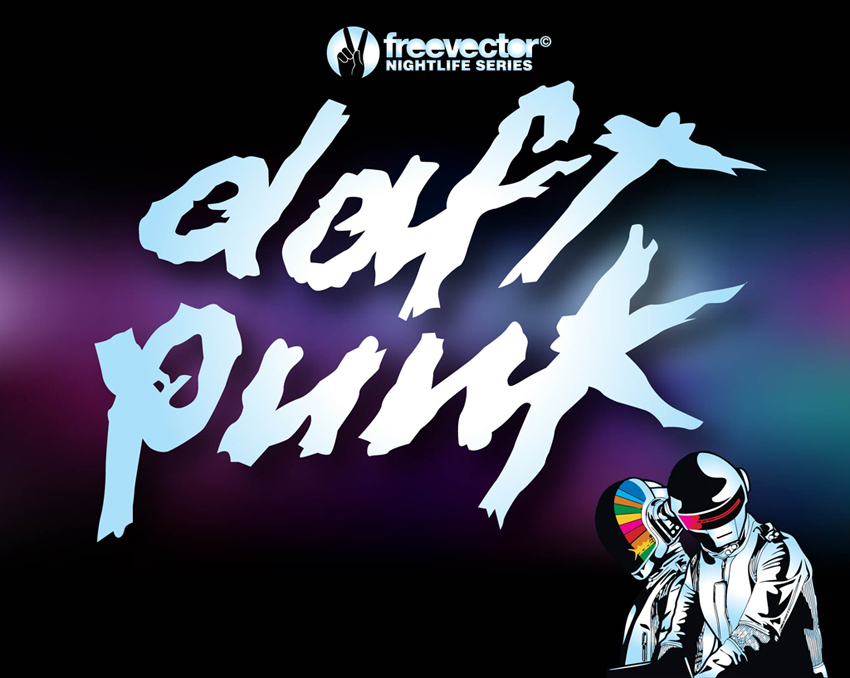 850x678 Daft Punk Logo Vector Art Graphics