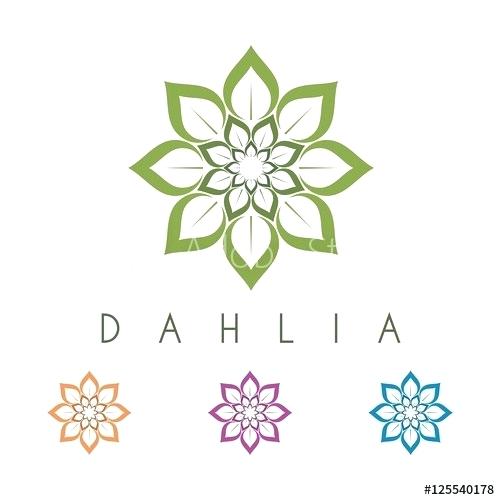 500x500 Dahlia Flower Vector