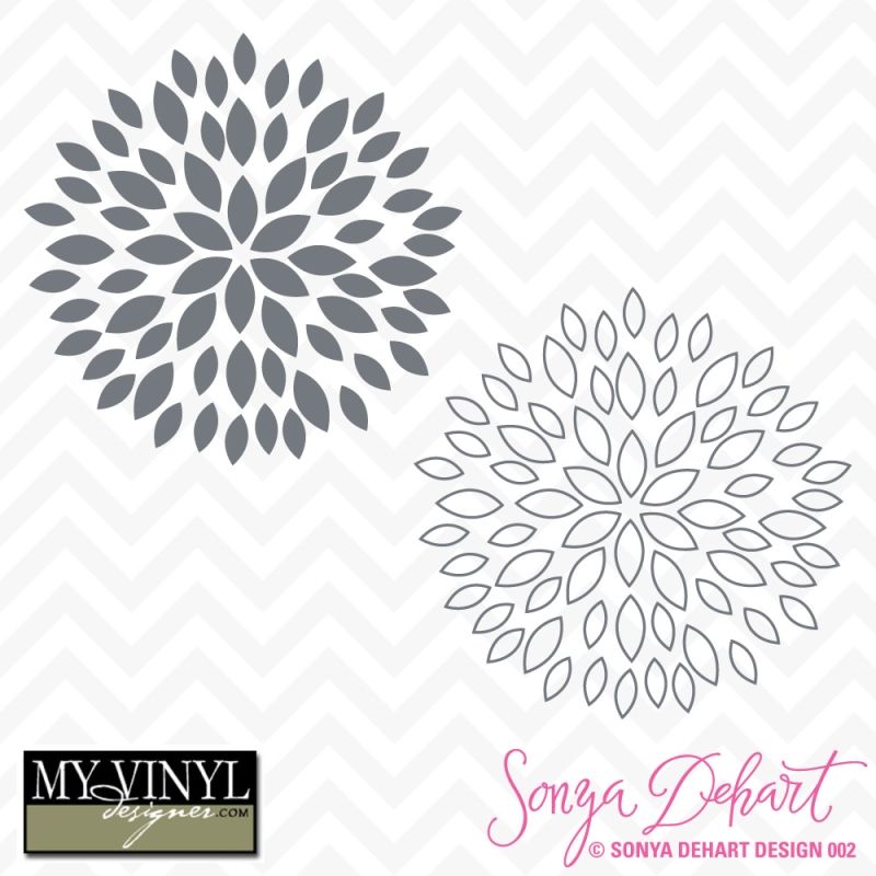 800x800 Digital Download Dahlia Vectors Gsd, Formats