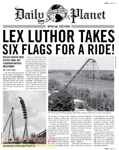 476x600 Superman Returns Daily Planet Newspaper