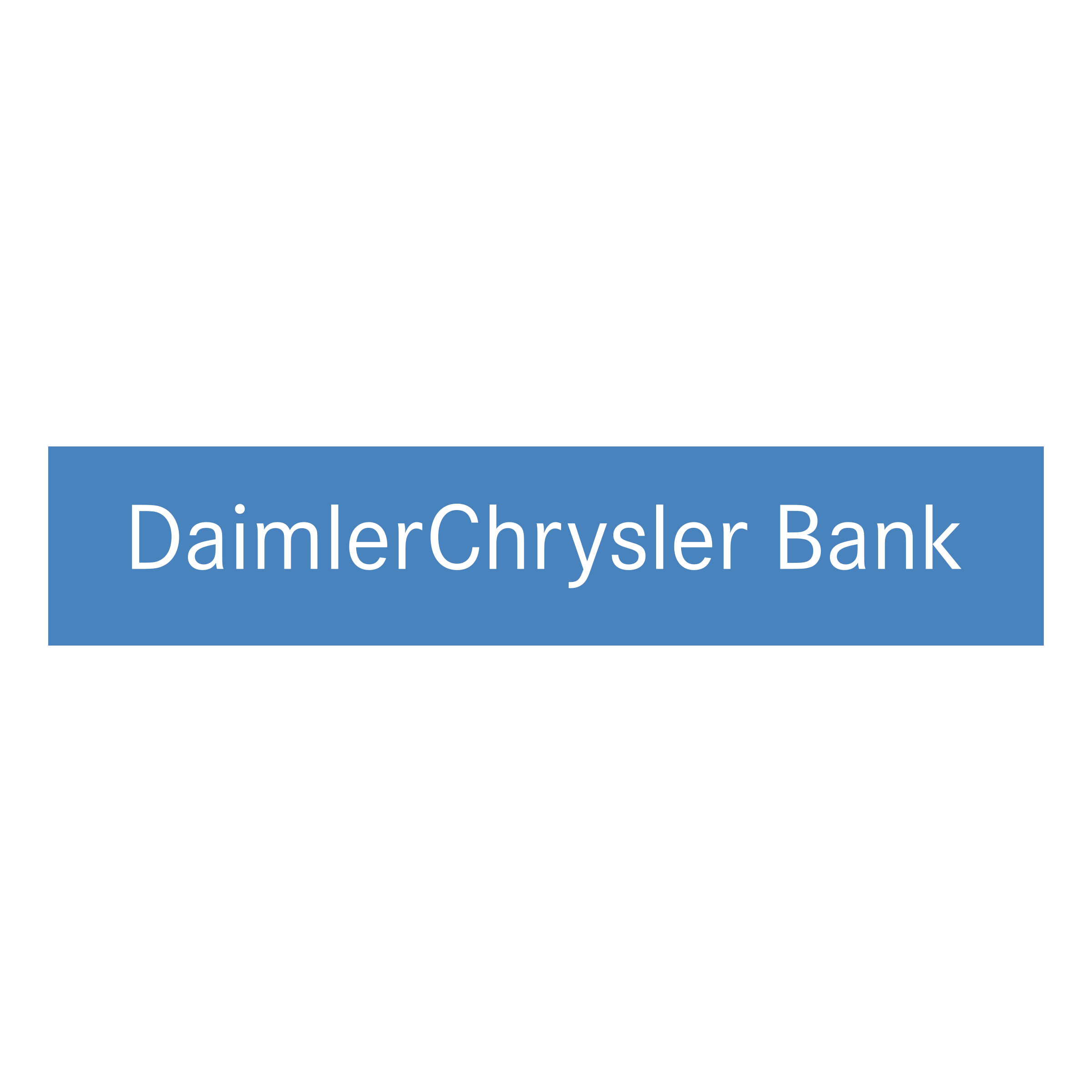 2400x2400 Daimlerchrysler Bank Logo Png Transparent Vector