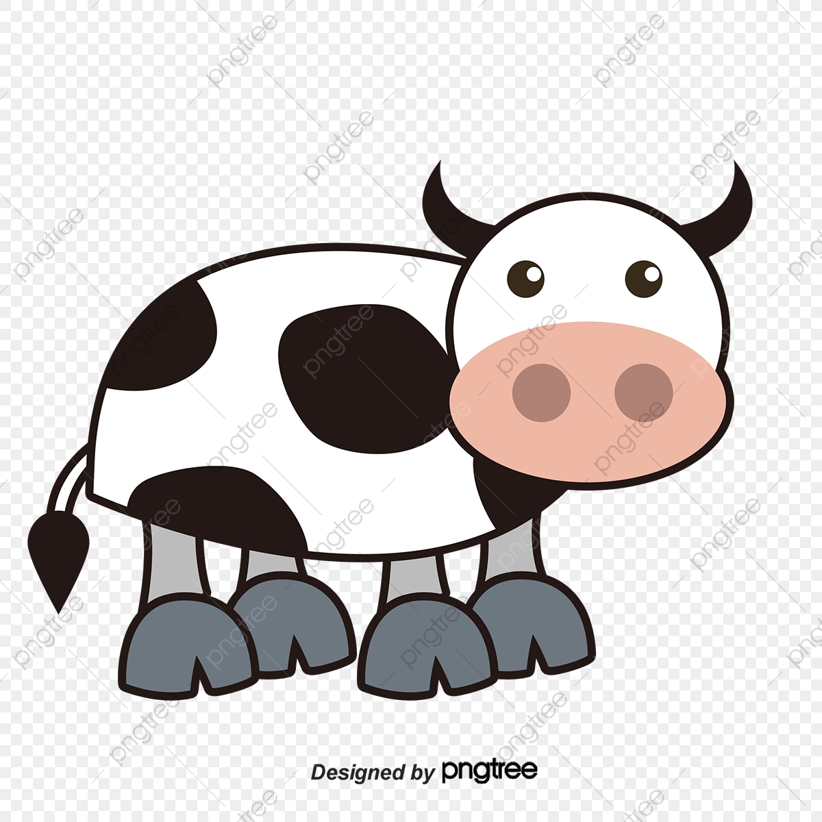 Dairy Cow Vector At Collection Of Dairy Cow Vector