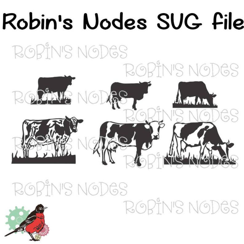 794x794 Cow Set Of Vector For Laser Plasma And Cricut Etsy