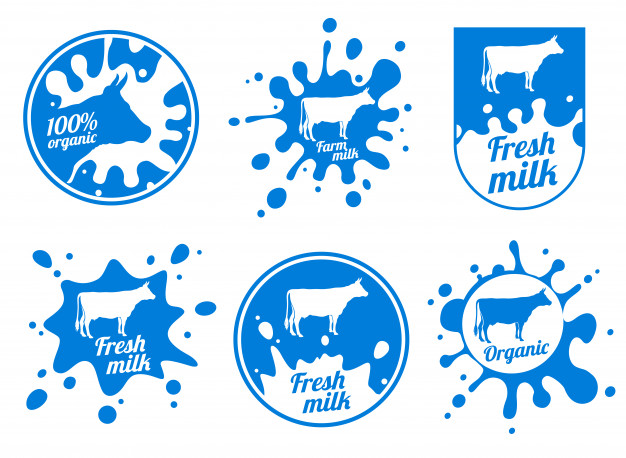 626x458 Dairy Vintage Vector Logos Vector Premium Download