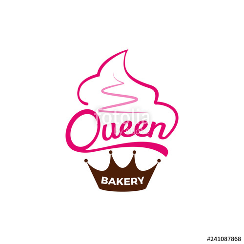 500x500 Queen Bakery Logo Symbol Stock Image And Royalty Free Vector
