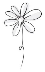 Vector Daisy Vector Art Illustration Clipart Tattoos, Body Art 148x235 Vector Daisy Vector Art Illustration Clipart Tattoos, Body Art
