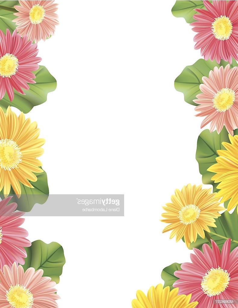 Unique Gerbera Daisy Border Vector Images Free Vector Art 790x1024 Unique Gerbera Daisy Border Vector Images Free Vector Art