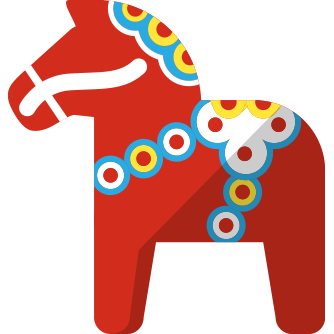 Dala Horse Clipart 334x334 Dala Horse Clipart