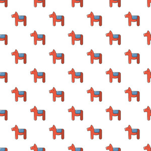 Dala Horse Swedish Symbol Pattern In Cartoon Style Seamless 300x300 Dala Horse Swedish Symbol Pattern In Cartoon Style Seamless