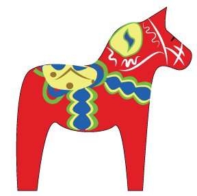 Dala Horse Vector at Vectorified.com | Collection of Dala Horse Vector ...