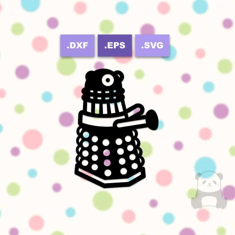 794x794 Off Dalek Scrapbooking Cutting Dr Who Etsy
