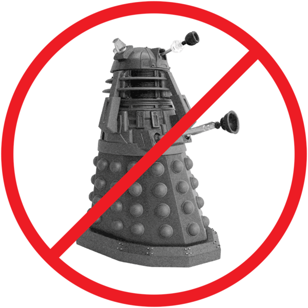 600x600 Free Download Of Dalek Vector Graphic