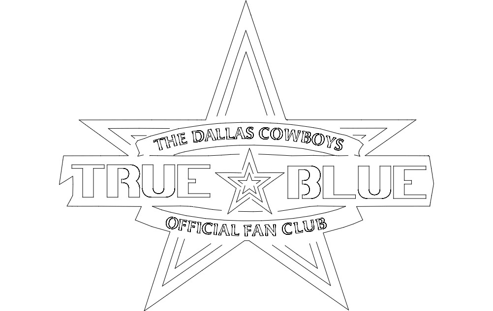 1002x633 Dallas Cowboys Fan Club Graphic Design Vector