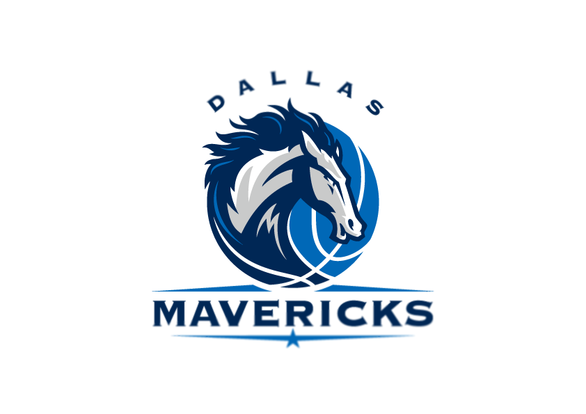 Dallas Mavericks Logo Concept On Behance 842x595 Dallas Mavericks Logo Concept On Behance