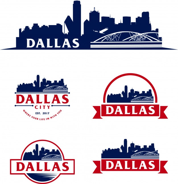 626x646 Dallas Skyline Vectors, Photos And Free Download