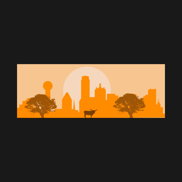 Dallas Skyline Vector 630x630 Dallas Skyline Vector