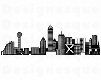 Dallas Skyline Etsy 340x270 Dallas Skyline Etsy